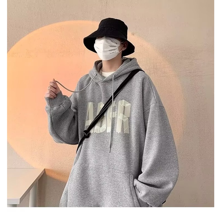 Áo hoodie In Chữ Thời Trang Hàn Quốc Chất Lượng Cao Size M-5XL Cho Nam