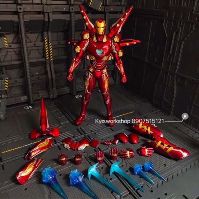 Mô hình Action figure Ironman MK50 Nano Weapon End game