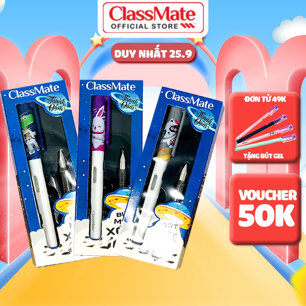 Bút Máy Xóa Được CLASSMATE ICHI Ngòi Nét Thanh Nét Đậm CL-FP501