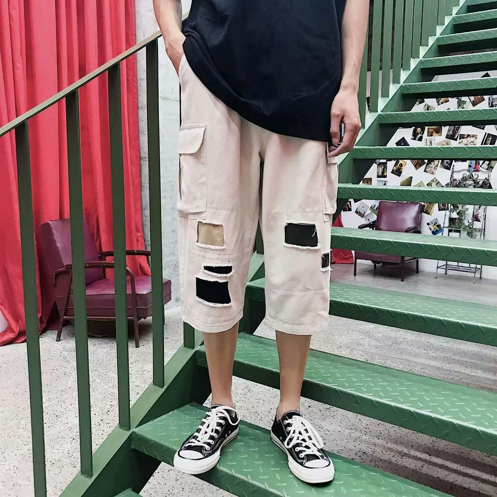 Quần Short cargo Phong Cách Hàn Quốc Thời Trang Cho Nam