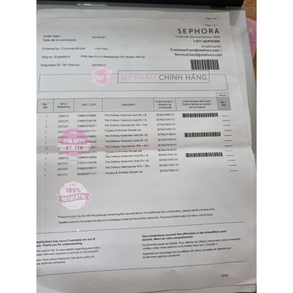 Serum The Ordinary Niacinamide 10% + Zinc 1% dưỡng da giảm thâm | BigBuy360 - bigbuy360.vn