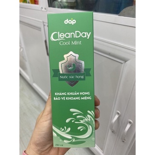 Nước súc họng Cleanday Sạch khuẩn họng Bảo vệ khoang miệng Nước súc miệng