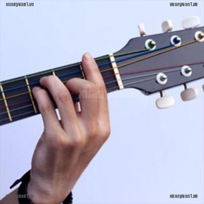 Set 6 Dây Đàn Guitar Acoustic Màu Cầu Vồng 1 #