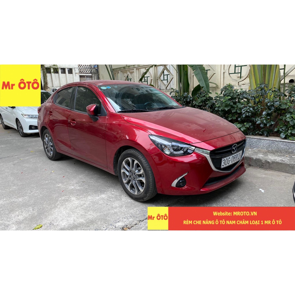 Rèm Che Nắng chống UV Xe Mazda 2 Hàng Loại 1 MR.ÔTÔ -Bảo Hành 2 Năm