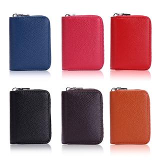 ✐ Wallet Leather Holder RFID Blocking Zipper Thin Pocket Purse ✐
