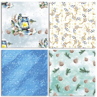 Christmas Pattern Paper Photo Album Decorative Paper Card Background Paper