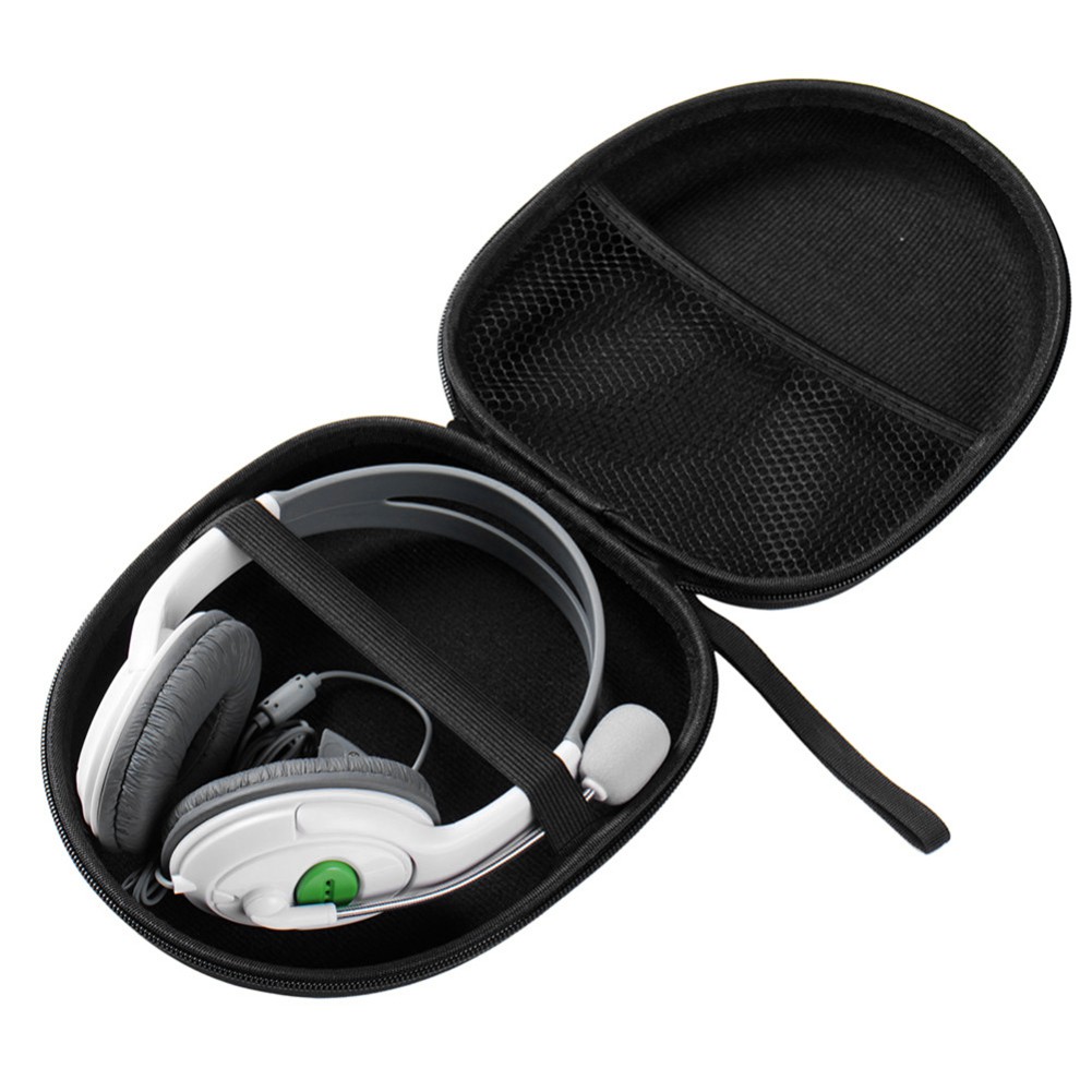 ★Black Headphones Carrying Case Storage Bag Heaset Portable Container Case for Sony V55 NC6 NC7