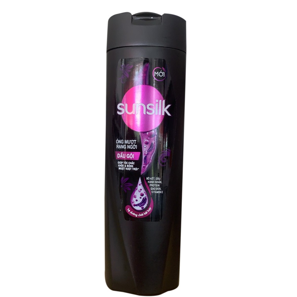 Dầu gội Sunsilk Óng Mượt Rạng Ngời Bồ Kết Đen 170gr