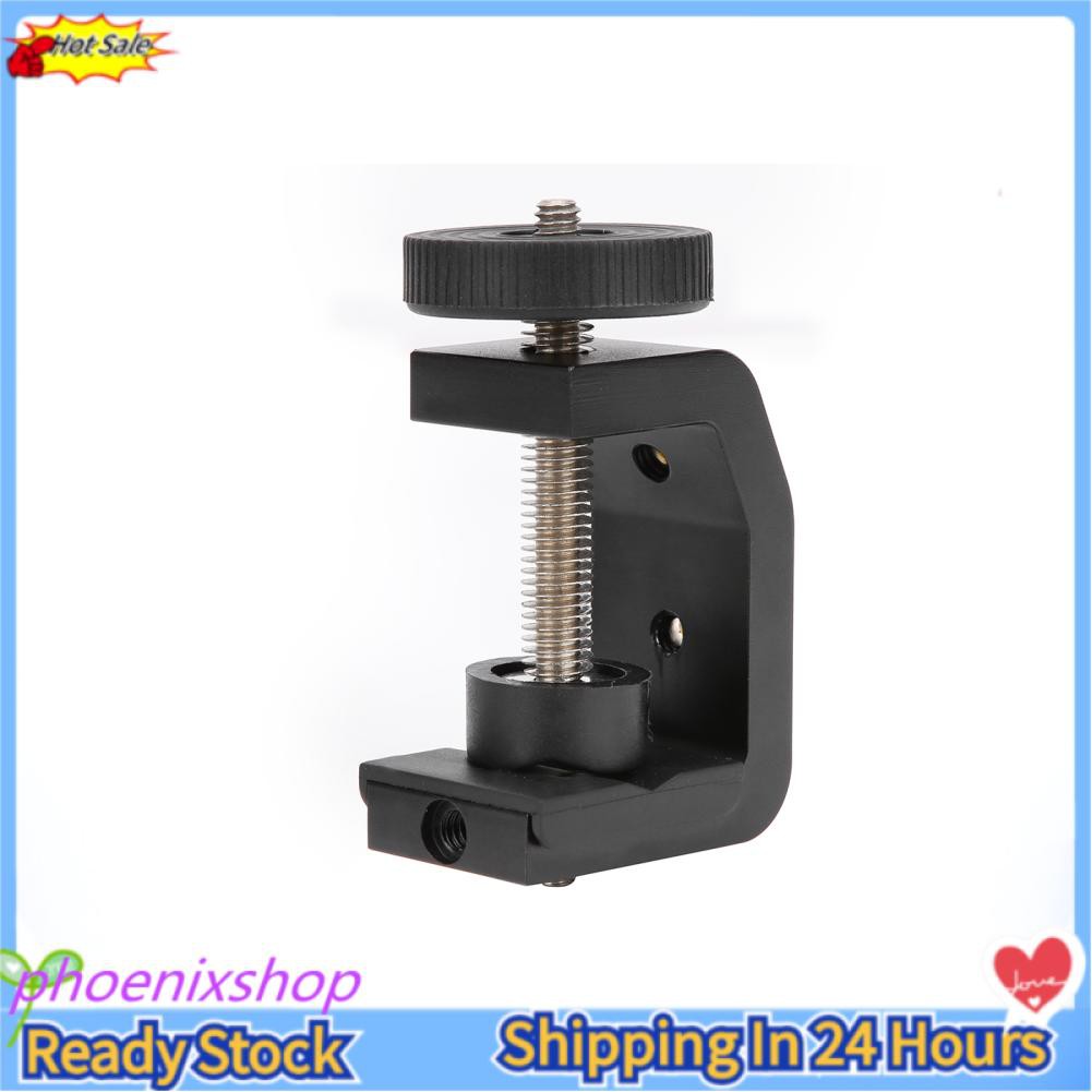 Phoenixshop Desktop Fixed Clip C‑Shape Clamp Durable And Long Life Compact Size Professional