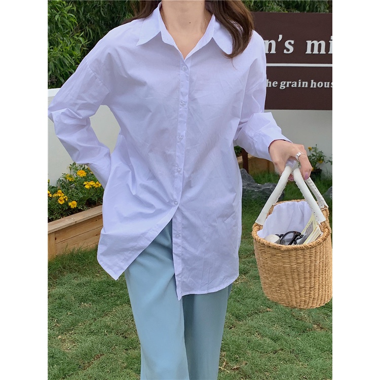 Áo sơ mi/ Áo khoác len không tay SUXI phong cách Hàn Quốc thời trang mùa thu dành cho nữ