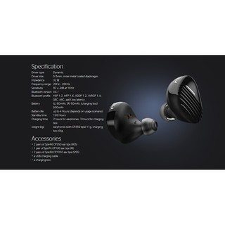 Nuforce Be Free 8 Tai nghe không dây bluetooth true wireless