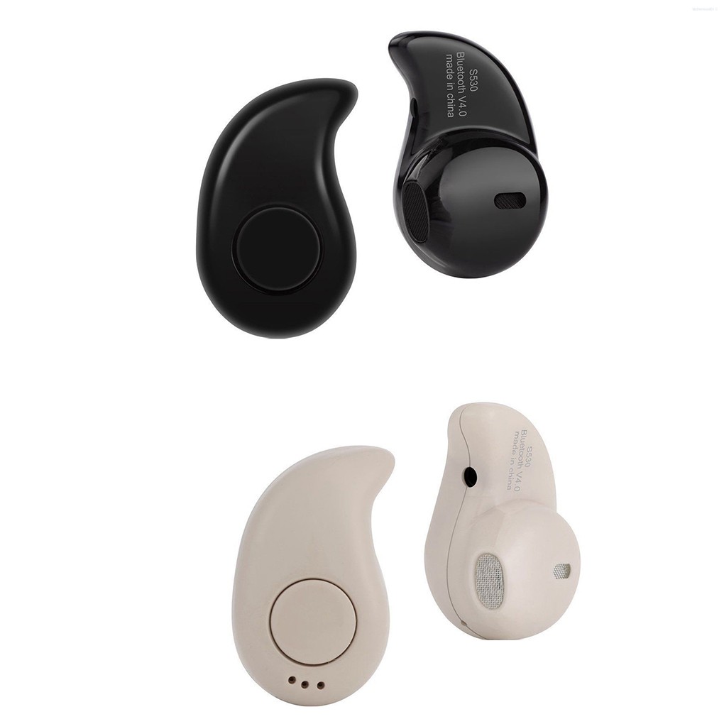 S530 Mini Bluetooth 4.1+EDR In-Ear Headset Earpiece Invisible Headphone Wireless Earphone Sports Earbud  💛Kitchentool