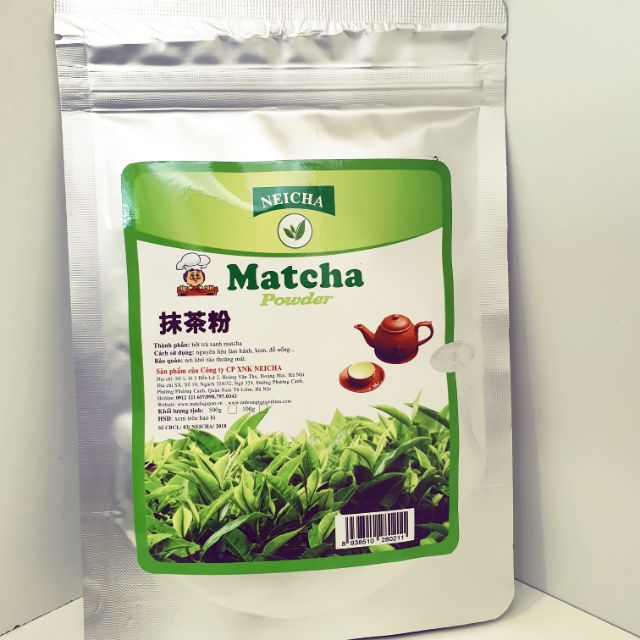 Bột matcha red baker/ Bột Trà xanh Đài Loan nguyên chất gói 100g