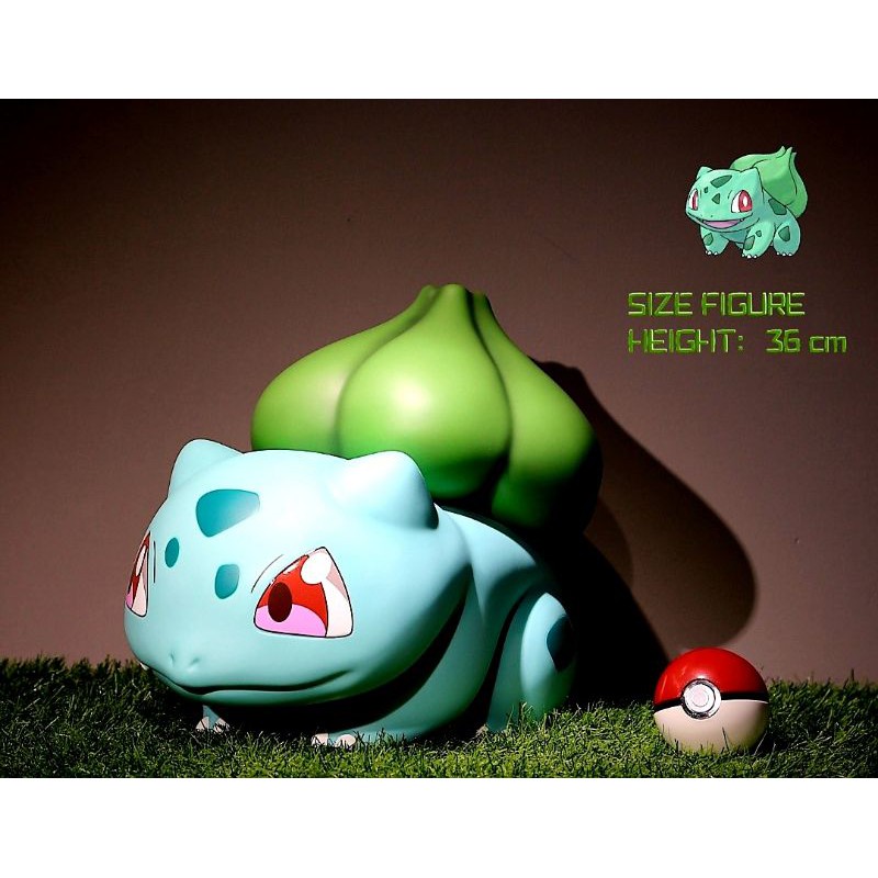 Mô hình Pokemon Bulbasaur ếch kì diệu tỉ lệ 1:1