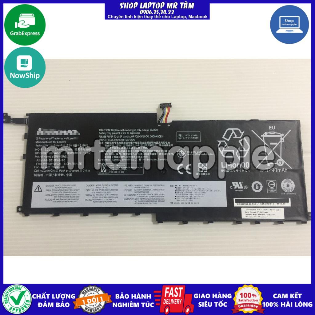 (BATTERY) PIN LAPTOP LENOVO X1 CARBON GEN 4 (ZIN) - 4 CELL dùng cho Thinkpad X1 Carbon Gen 4