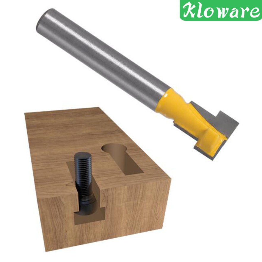 Mũi Phay Gỗ Hình Chữ T Thân 6MM Bằng Cacbua Tiện Dụng