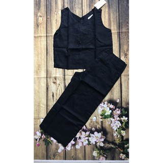 Bộ nữ MG chất liệu linen