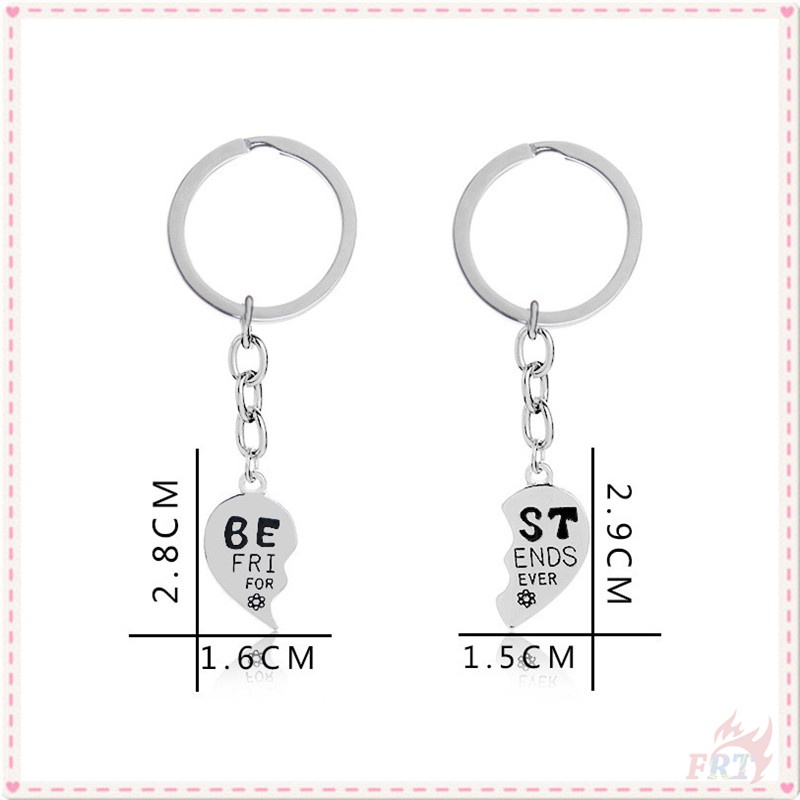 ✪ Móc Khóa Bạn Thân Mãi Mãi ✪ 1 Cặp 2 Cặp Móc Khóa Bằng Hợp Kim