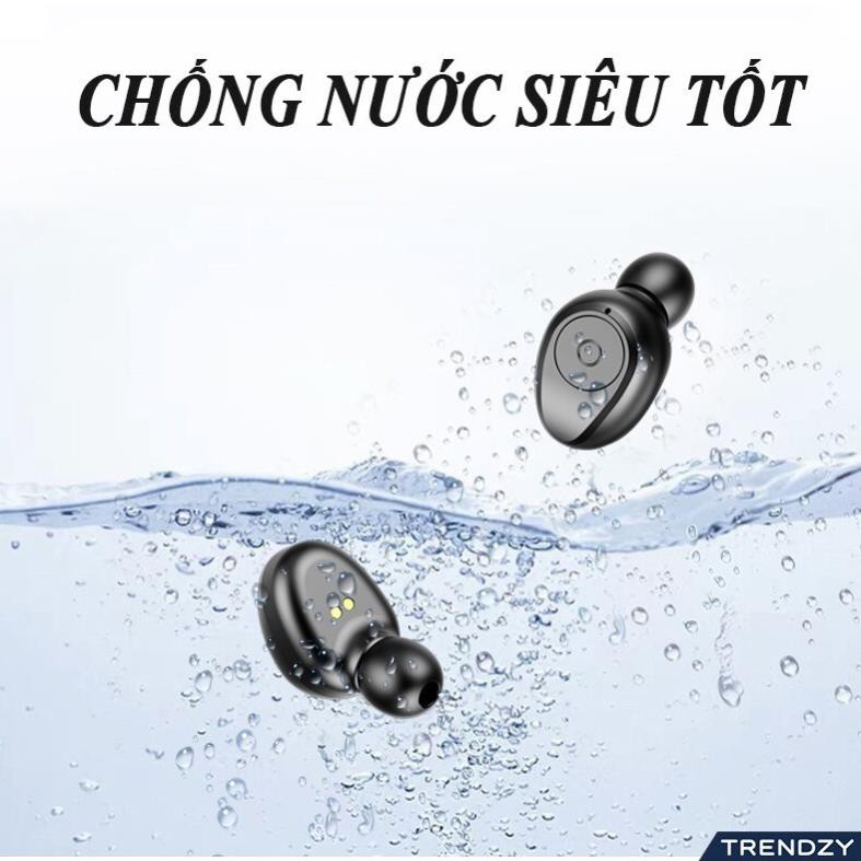 Tai nghe Bluetooth AMOI F9 Tng nước IPX5, chống ồn tích hợp sạc dự phòng 2500mAhWS 5.0 bản QUỐC TẾ không dây cảm ứng chố