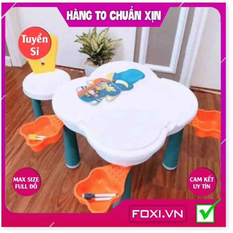 Bộ bàn ghế LEGO đa năng 6in1 cho bé-Bàn ăn cơm-Học bài-Chơi đồ chơi-Giúp bé tránh xa các đồ chơi công nghệ như tivi-ipad