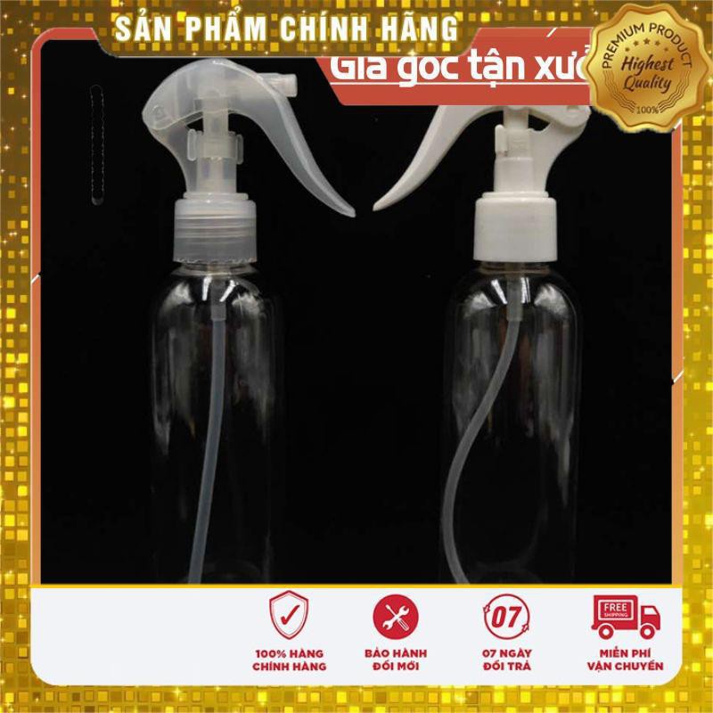 Chai Xịt Phun Sương ❤ TRÙM SỈ ❤ Chai nhựa phun sương vòi súng 250ml 200ml 150ml 100ml , phụ kiện du lịch