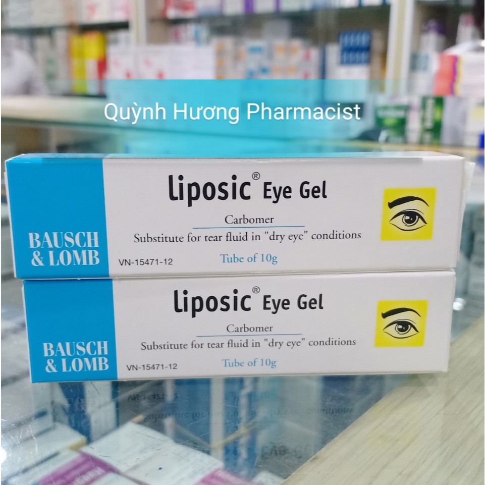 GEL NHỎ MẮT LIPOSIC EYE GEL 10G