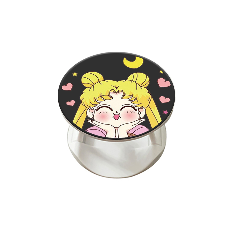 SAILOR MOON Giá Đỡ Điện Thoại Hình Thủy Thủ Mặt Trăng Đáng Yêu Cho Portabler Grip PopSocket Stand Ring Holder For VIVO Y11 Y19 Y17 Y30