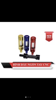 Bình dầu ngón tay siêu đẹp siêu bền