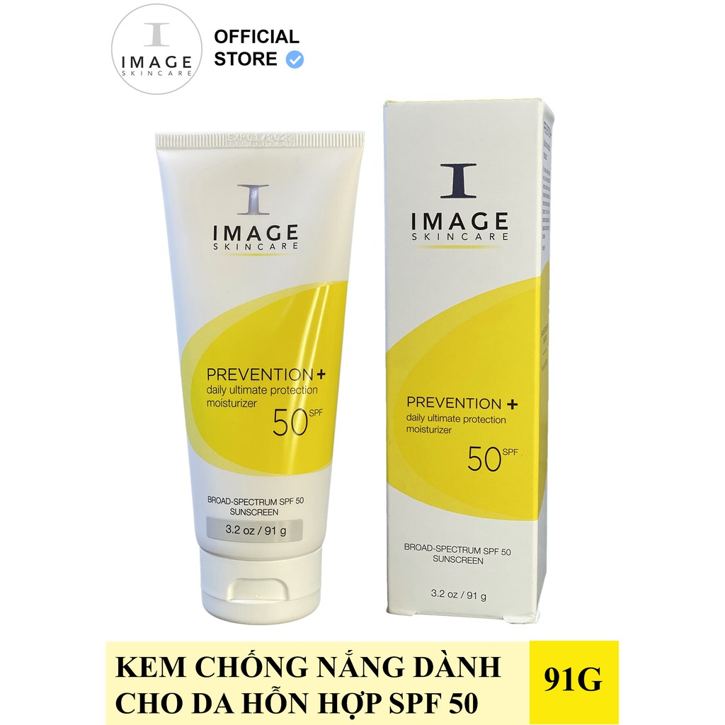 Kem Chống Nắng Cho Da Hỗn Hợp Image Skincare Prevention+ Daily Ultimate Protection Moisturizer SPF 50+ 91G