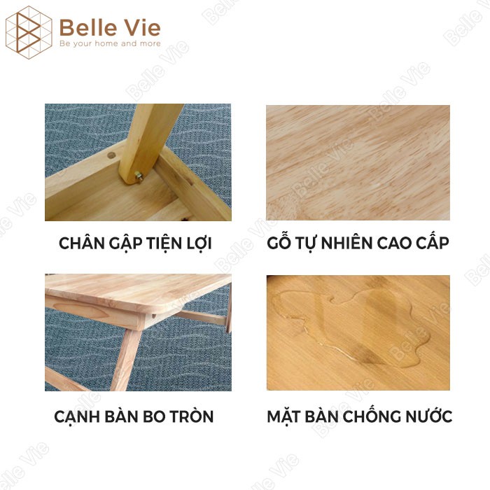 ⭐️[Giá Sốc]⭐️-Bàn Đa Năng-BÀN GỖ MÀU TỰ NHIÊN GẤP GỌN TIỆN LỢI