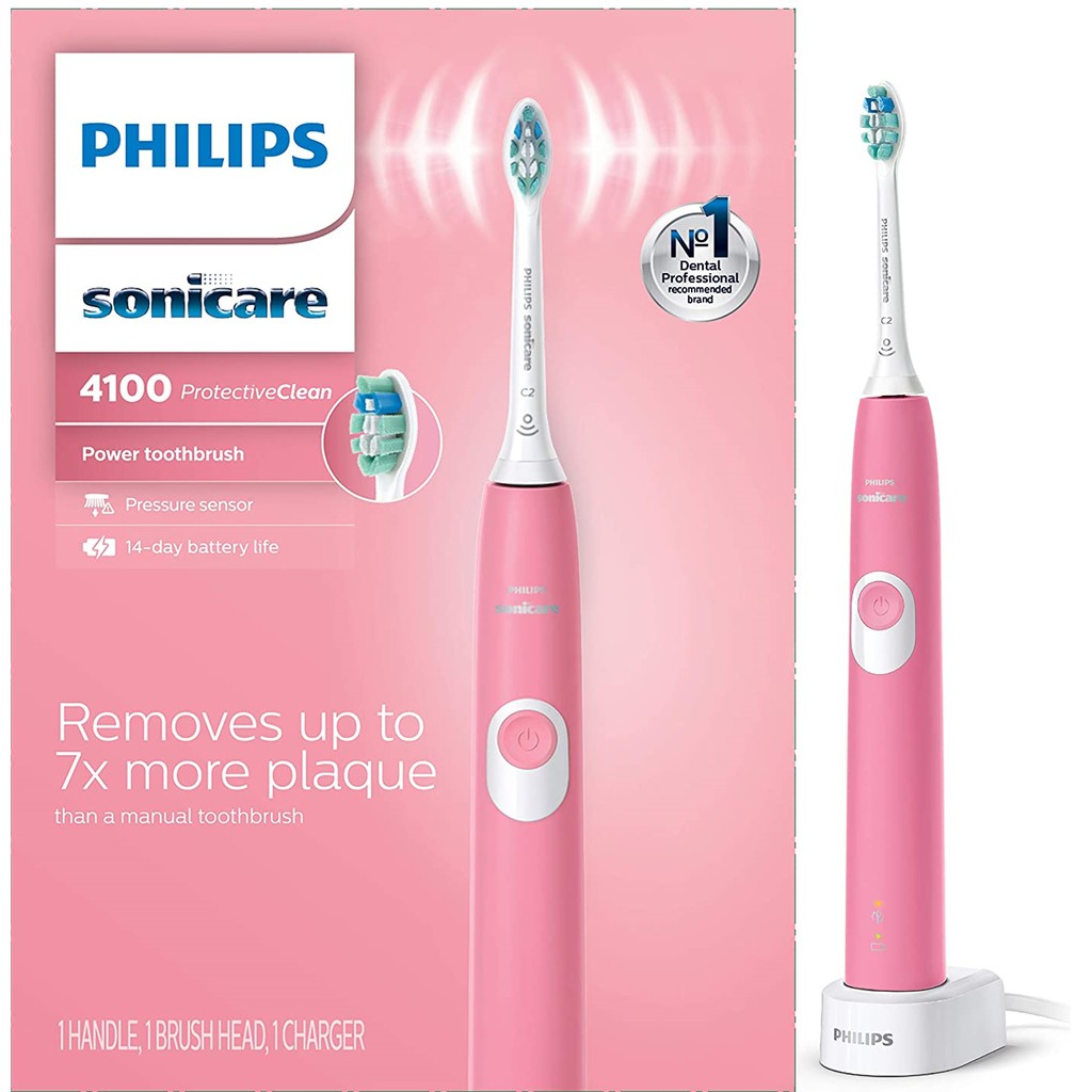 Bàn chải điện Philips Sonicare 4100, 4300 ProtectiveClean [Hàng Mỹ]