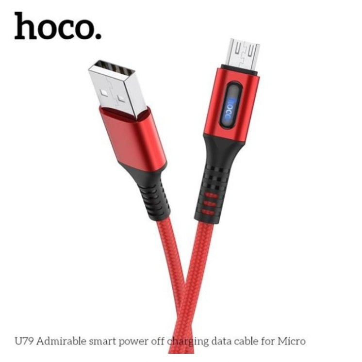 Dây Cáp Sạc Tự Ngắt Thông Minh Hoco U79 Micro usb Chiều Dài 1.2M