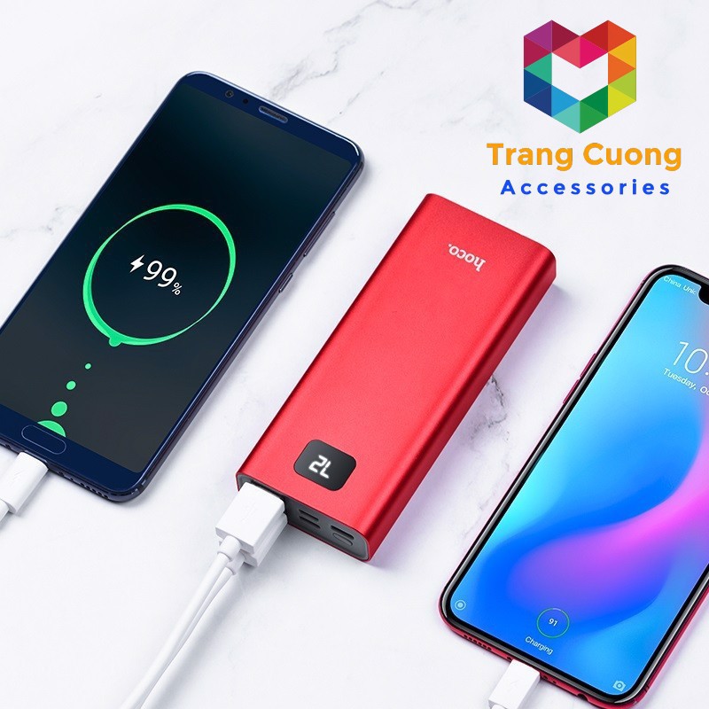 [CHÍNH HÃNG]+ Sạc Dự Phòng Hoco J46 - 10.000mAh Siêu Nhỏ Gọn - Chính Hãng BH 12 Tháng