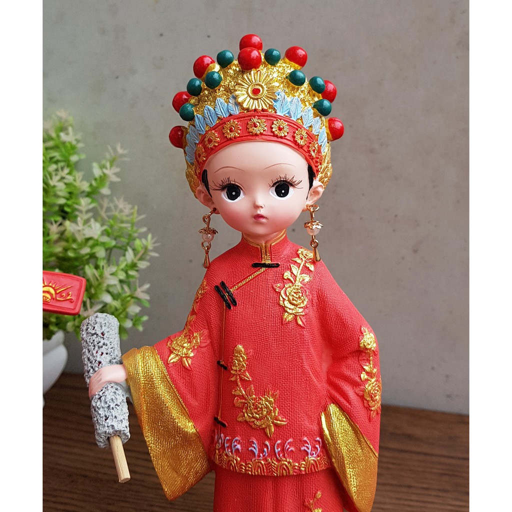 Cặp Tân Lang - Tân Nương 19cm mẫu Thương Cho Roi Cho Vọt