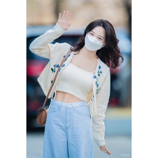 CHÍNH HÃNG SET ÁO CARDIGAN+CROPTOP COMMONUNIQUE LISA BLACKPINK & SEJEONG