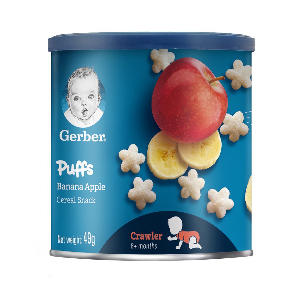 Bánh ăn dặm Gerber Chuối táo 49g