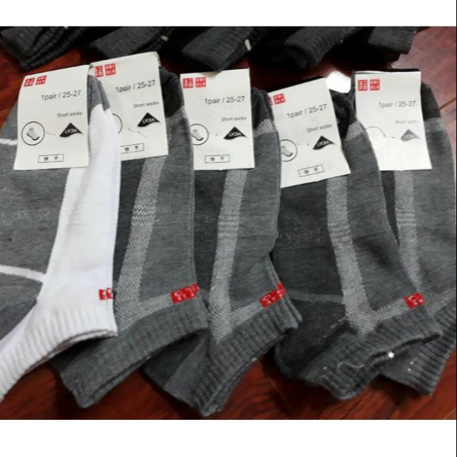 Combo sỉ 50 đôi tất Uni cổ ngắn