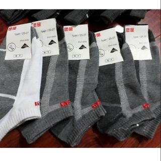 Combo sỉ 50 đôi tất Uni cổ ngắn