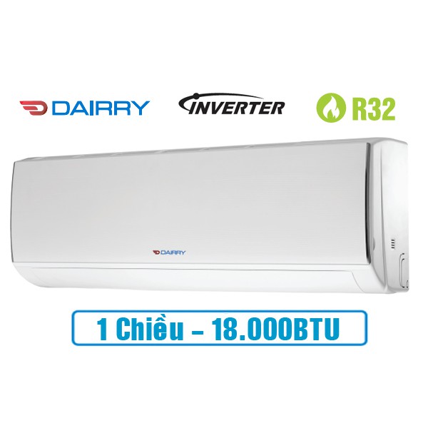 Điều hòa Dairry inverter 18000BTU 1 chiều i-DR18KC