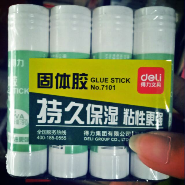 Vỉ 12 Lọ Keo Khô Deli Dán Giấy