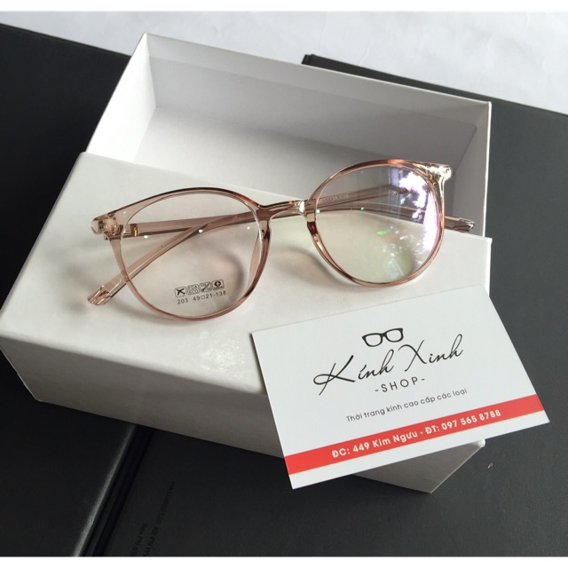 Kính Mắt tròn Gọng nhựa siêu dẻo Hàn Quốc - GSD203