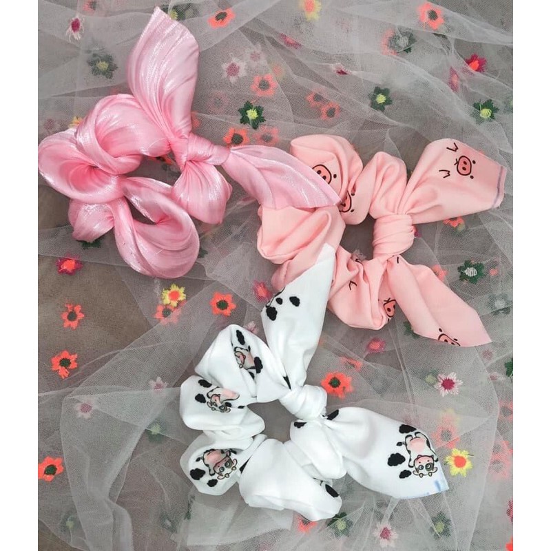 vải đũi mịn hình heo và bò sữa siêu hot