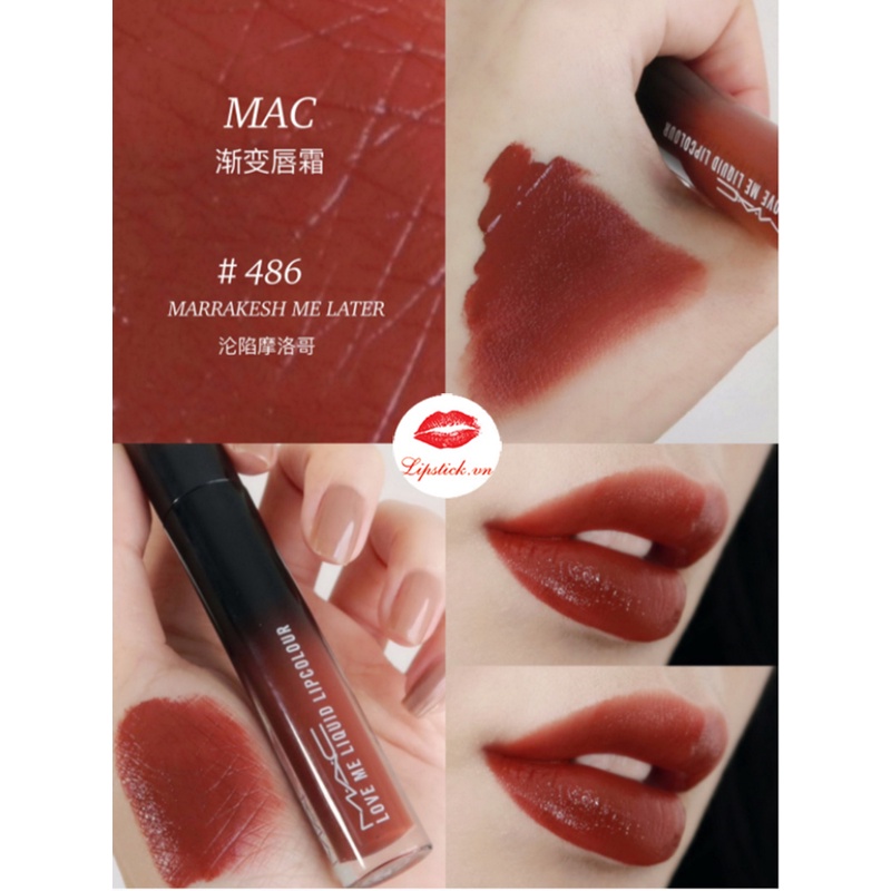 Son kem MAC Love Me Liquid Lipcolour Bunny Beauty hàng đủ bill