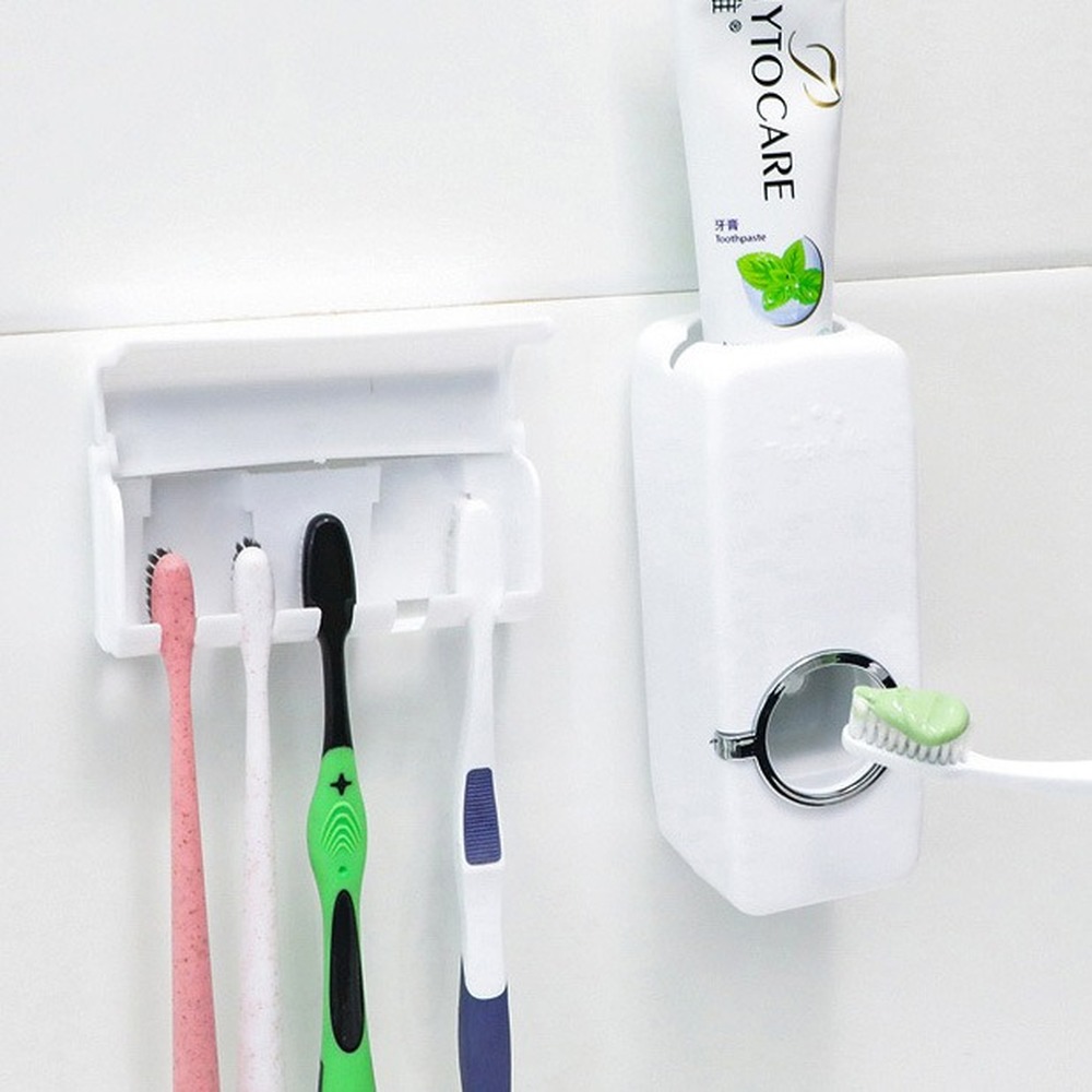 Giá Đỡ Lấy Kem Đánh Răng Tự Động Tiện Dụng Cho Phòng Tắm