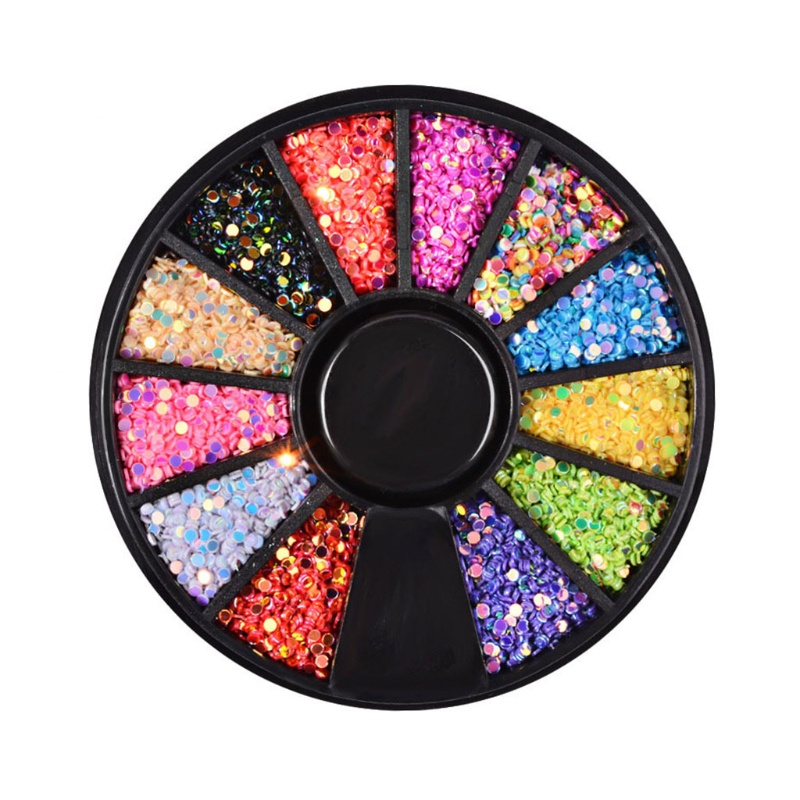 Phụ Kiện Hạt Đá Pha Lê 3D Nhiều Màu Trang Trí Móng Tay Nghệ Thuật