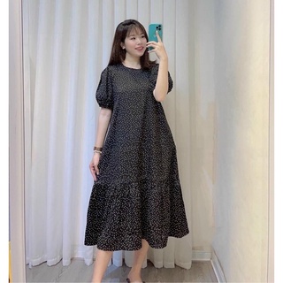 Đầm váy bi đen đuôi cá