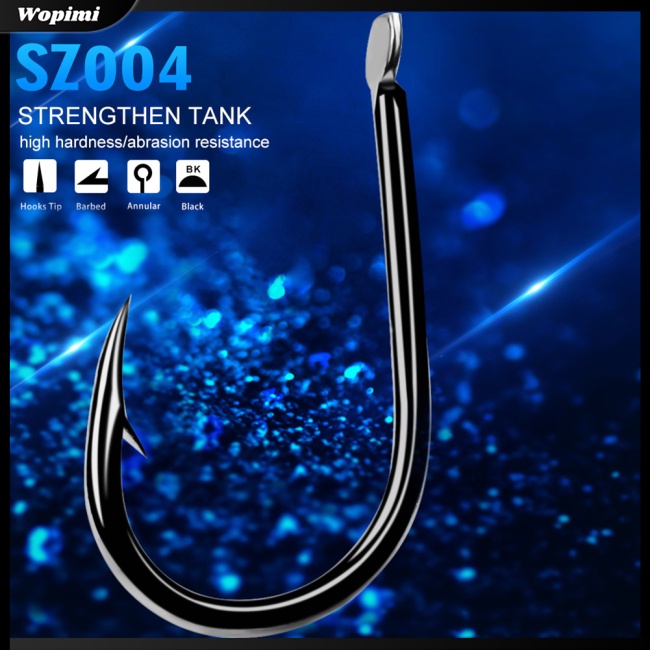 Mf 200 Chiếc Thép Carbon Cao1#-15# Móc Câu Cá Mềm Chuyên Dụng Chất Lượng