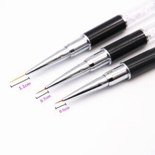 Set cọ nét 3 cây cán đá