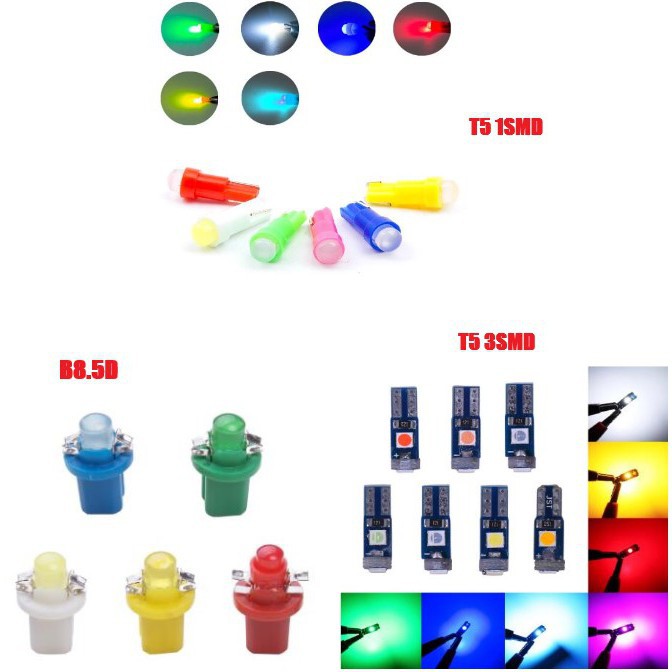 10PCS LED Car Dashboard Lights kevanly T5 LED light