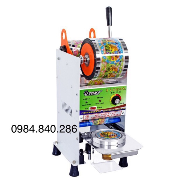 Máy ép ly, dập miệng cốc 700ml cuốn màng tự động ET-B9